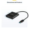 StarTech.com Adaptador Grafico USB 3.0 Externo a 2x HDMI - Cable adaptador - Conforme a la TAA - USB Tipo A macho a HDMI hembra - 25 cm - negro - admite 4K30Hz (3840 x 2160) - para P/N: HDDVIMM3, HDMM12, HDMM15, HDMM1MP, HDMM2MP, HDMM3, HDMM3MP, HDMM50A, HDMM6, HDPMM50 - Image 10